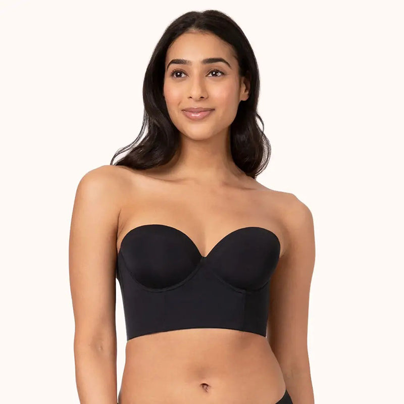 Soutien-gorge sans bretelles Ă  dos bas