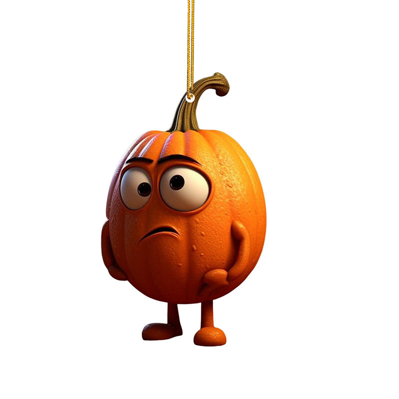 Pendentif citrouille d'Halloween