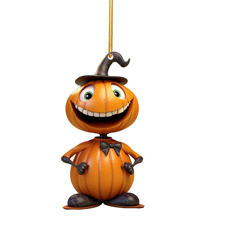Pendentif citrouille d'Halloween
