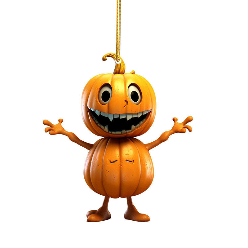 Pendentif citrouille d'Halloween