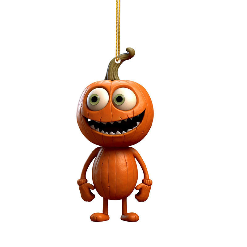 Pendentif citrouille d'Halloween