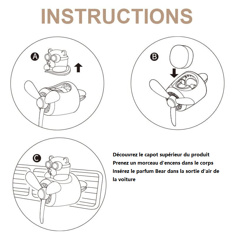 Désodorisant pour animaux de voiture