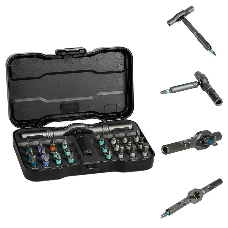 Ratelschroevendraaier set met 24 bits