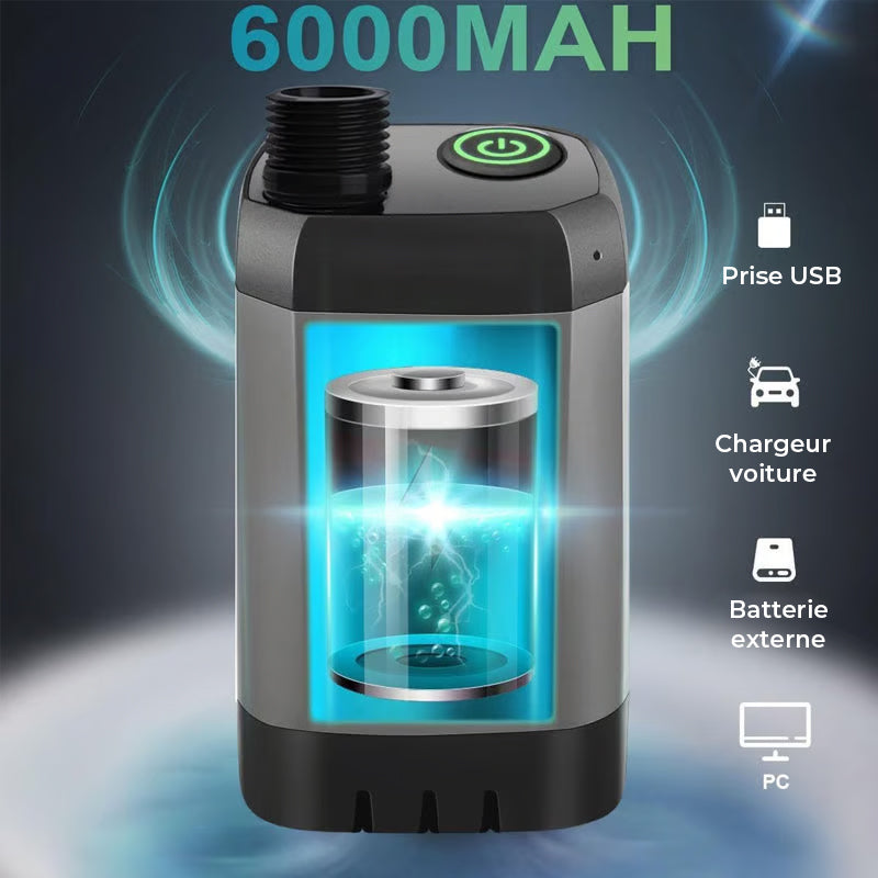 Pompe de douche portable rechargeable pour camping en plein air