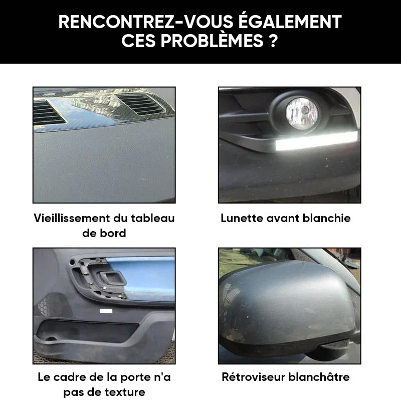 Revêtement en cristal de pièces en plastique