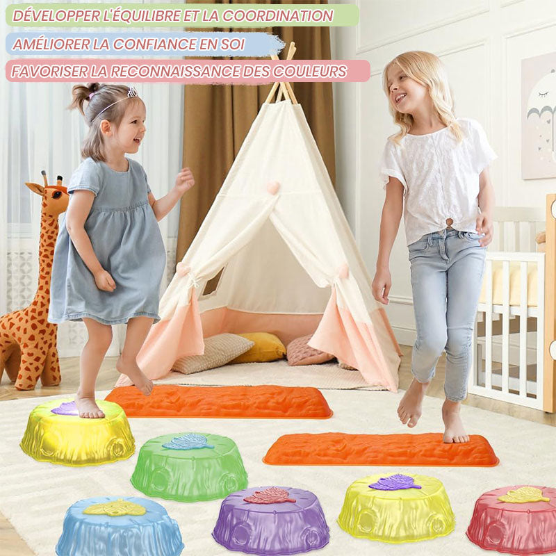 Pierres d'équilibre lumineuses pour enfants