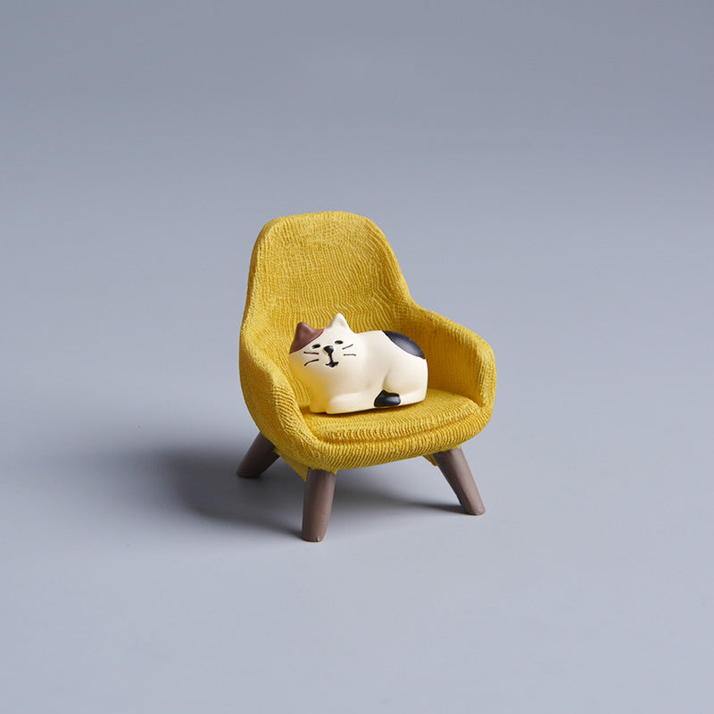 Petit ornement en résine pour la maison