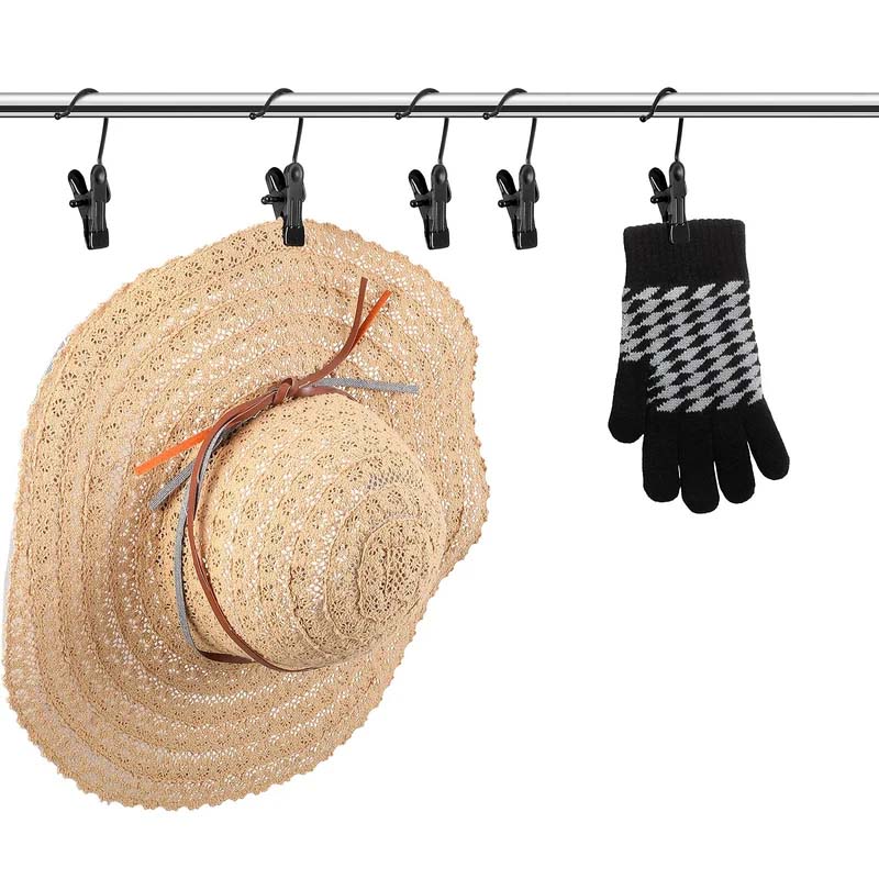Ruimtebesparende Draagbare Reis Kleerhangers met Clips
