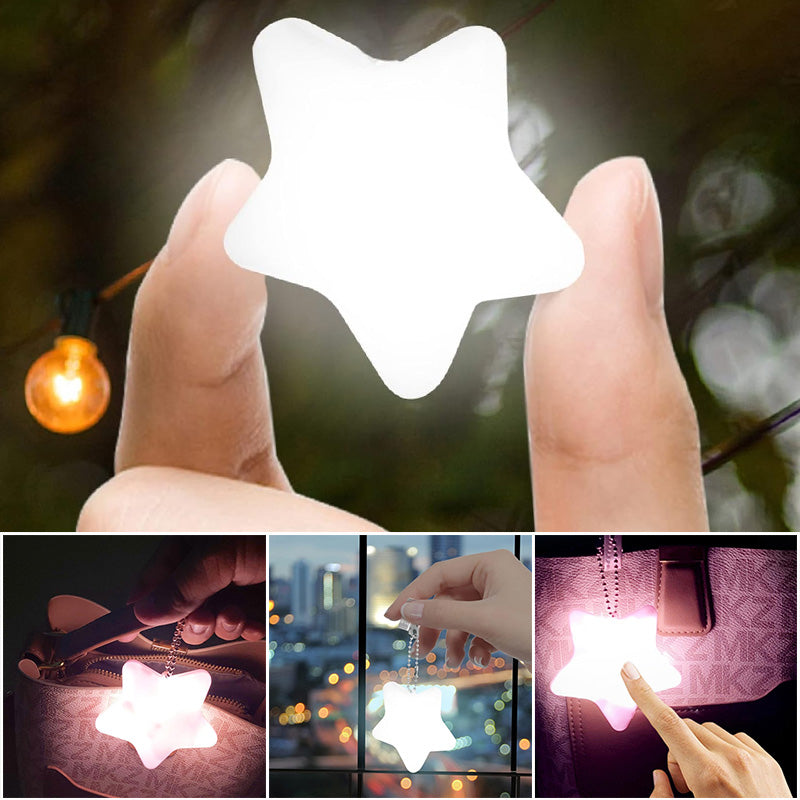 Porte-clés lumineux à LED en forme de cœur