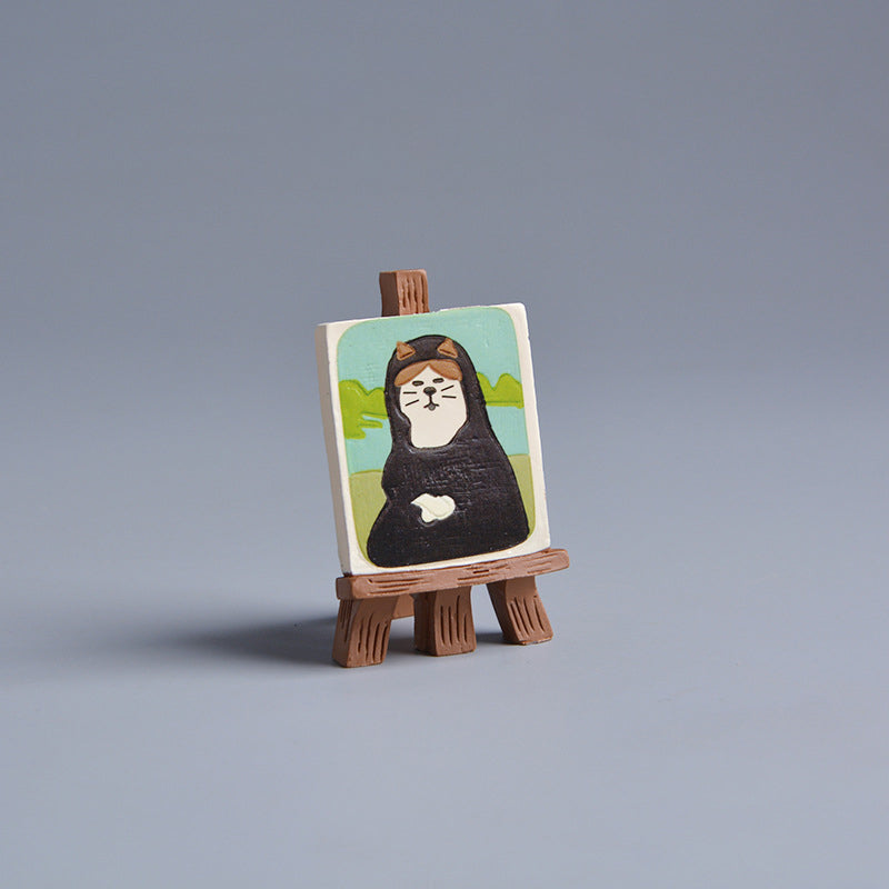 Petit ornement en résine pour la maison