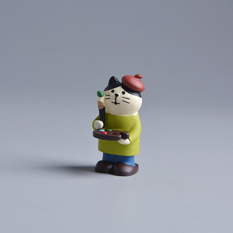 Petit ornement en résine pour la maison