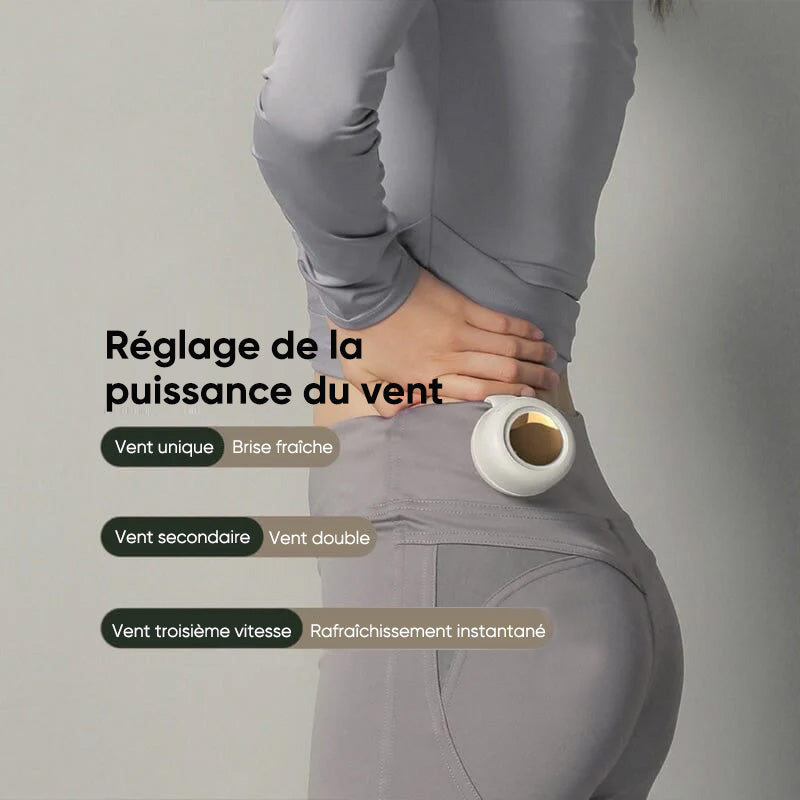 Petit éventail tour de cou à pince tourbillon