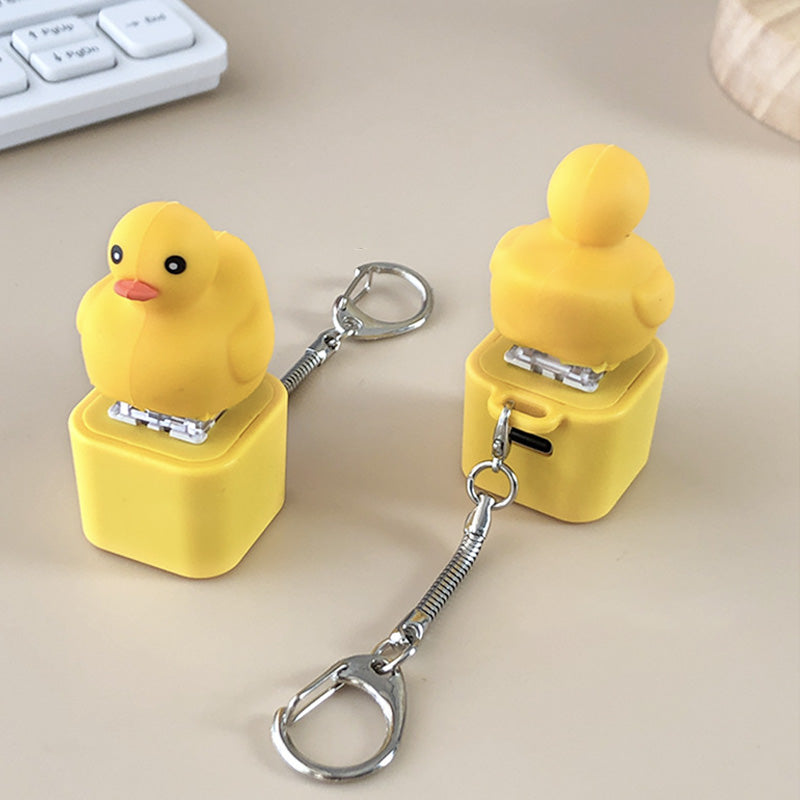 Porte-clés Canard Lumineux et Sonore (Rechargeable)