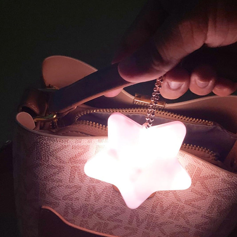 Porte-clés lumineux à LED en forme de cœur