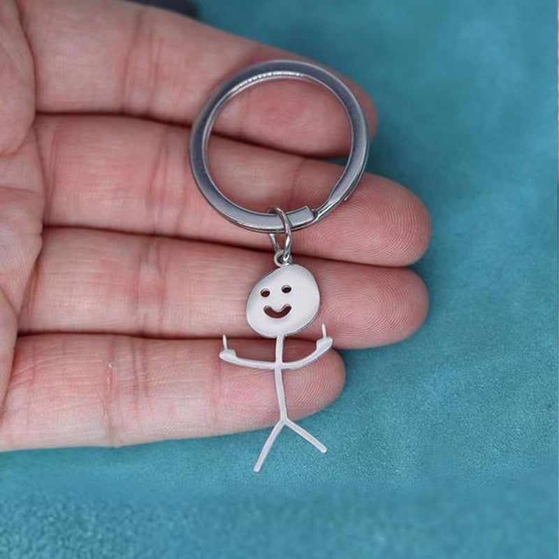 Porte-clés amusant Doodle