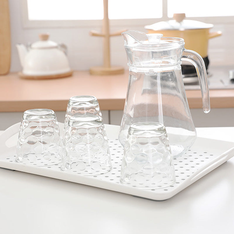 Plateau de service antidérapant à double poignée