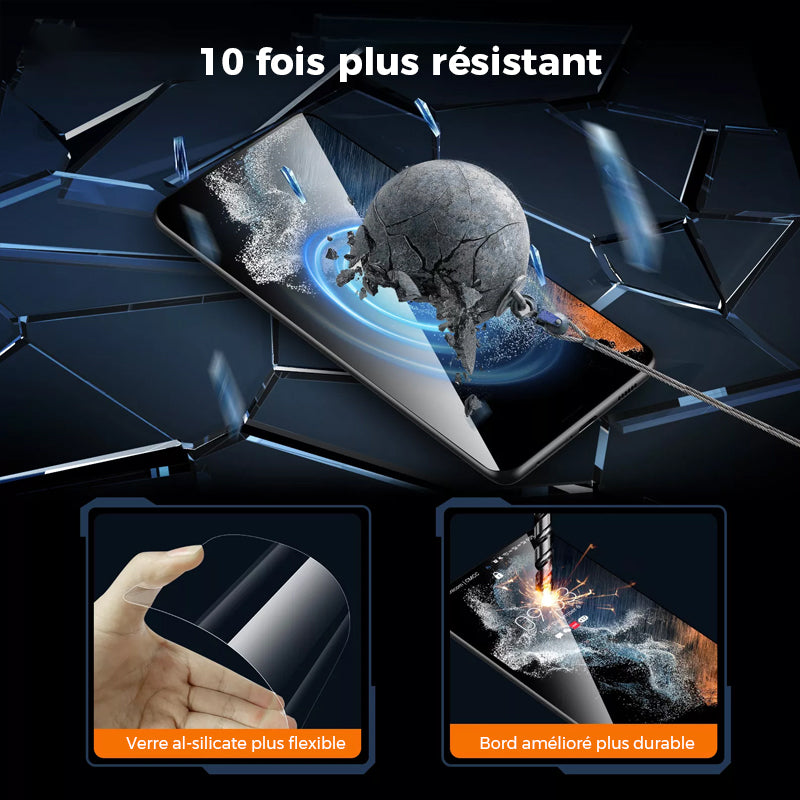 Protecteur d'écran en verre pour iPhone
