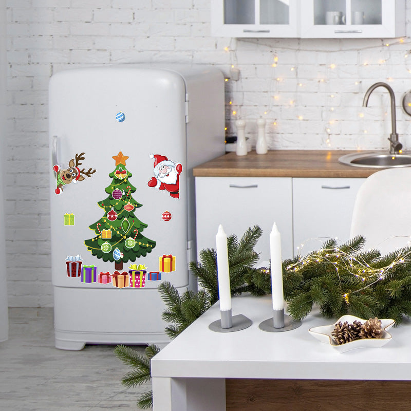 Magnetische stickers met kerstthema