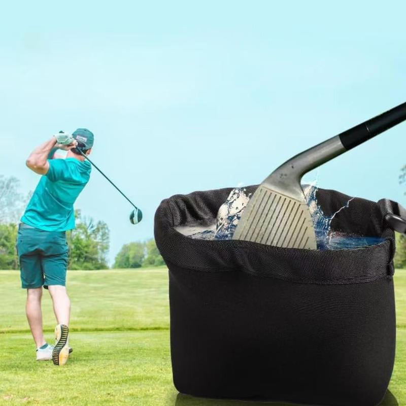 Reinigingszak voor golfclubs en golfballen