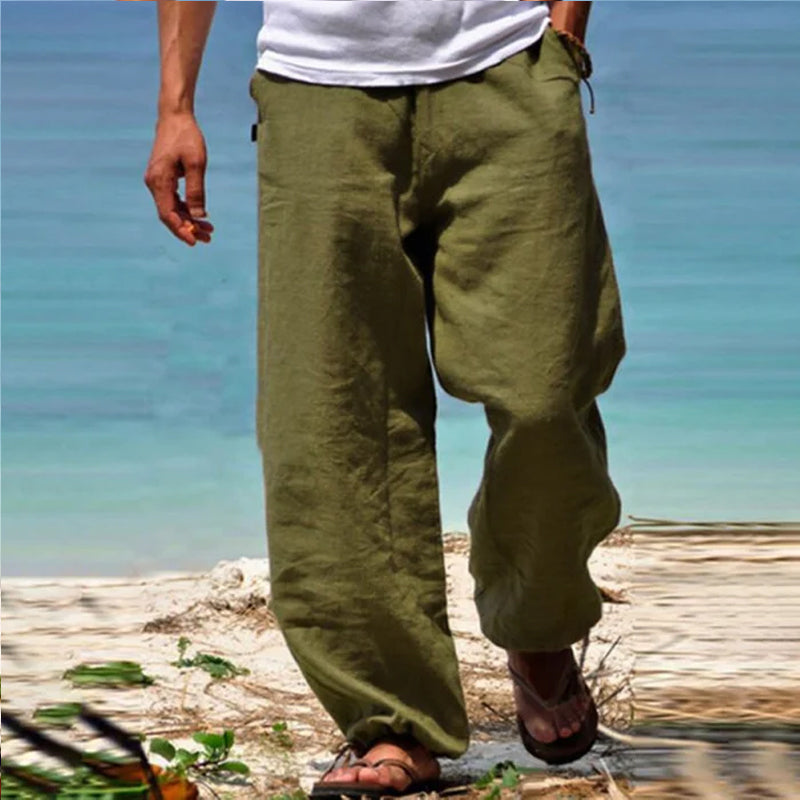 Pantalon ample de plage d'été pour hommes