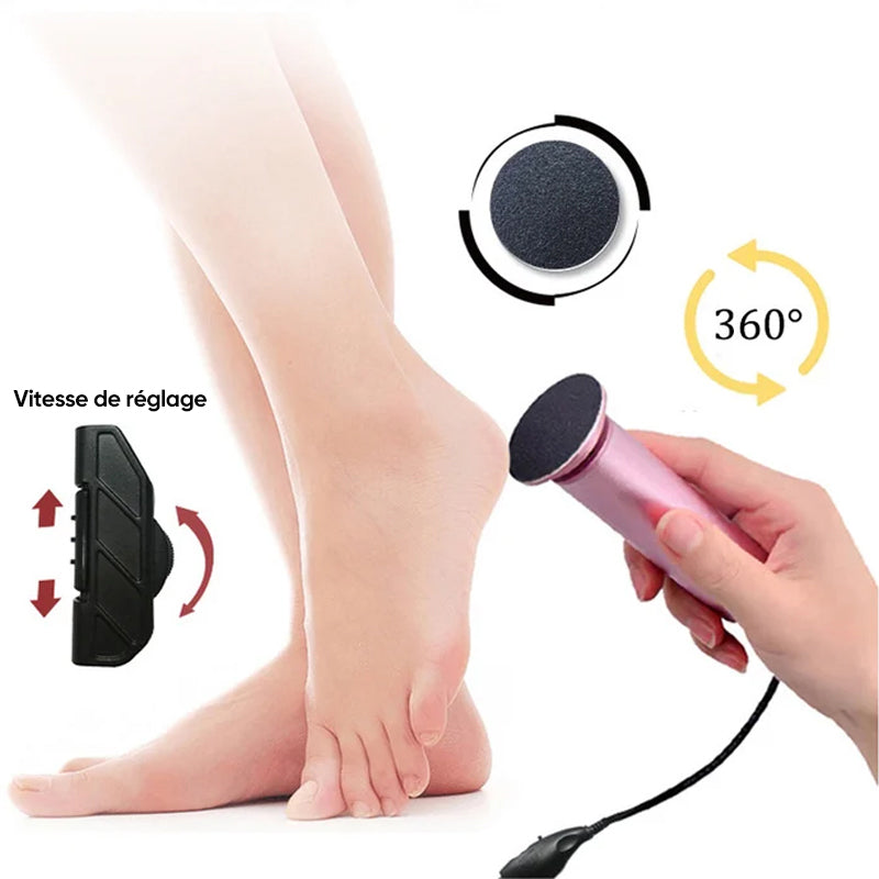 Pédicure électrique pour soins des pieds