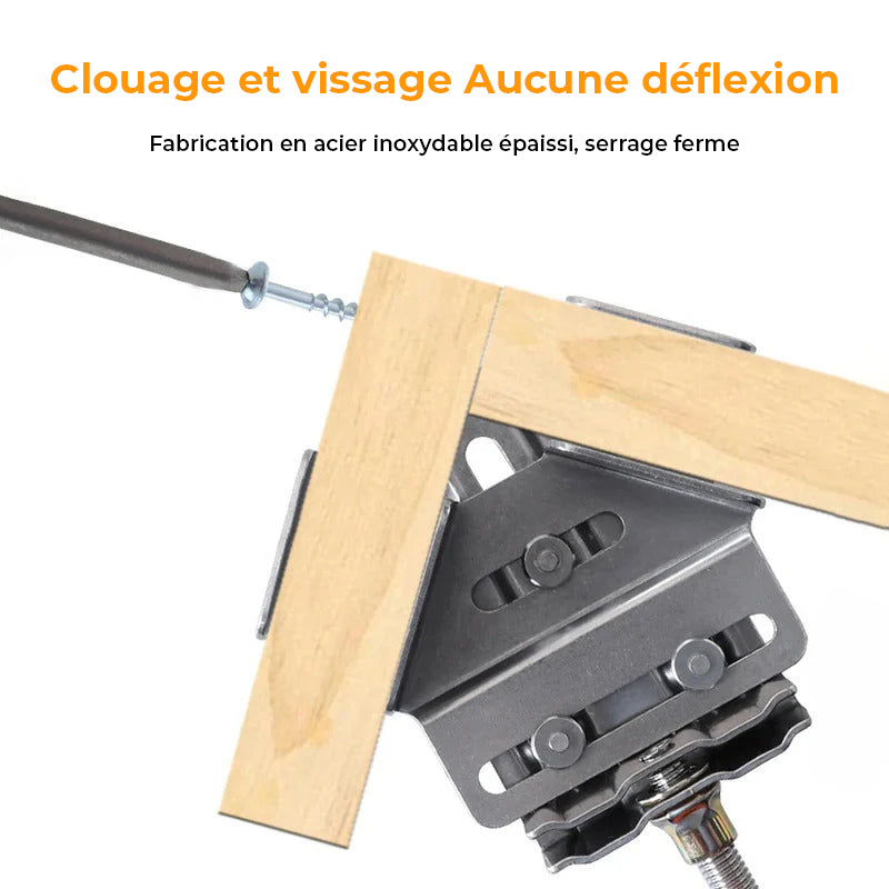 Pince à angle droit en acier inoxydable