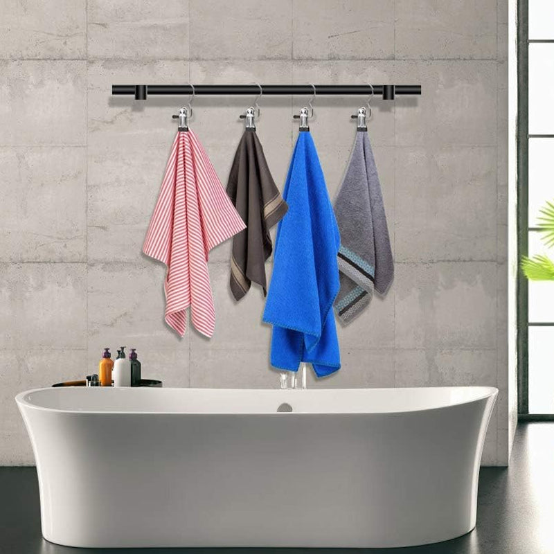 Ruimtebesparende Draagbare Reis Kleerhangers met Clips