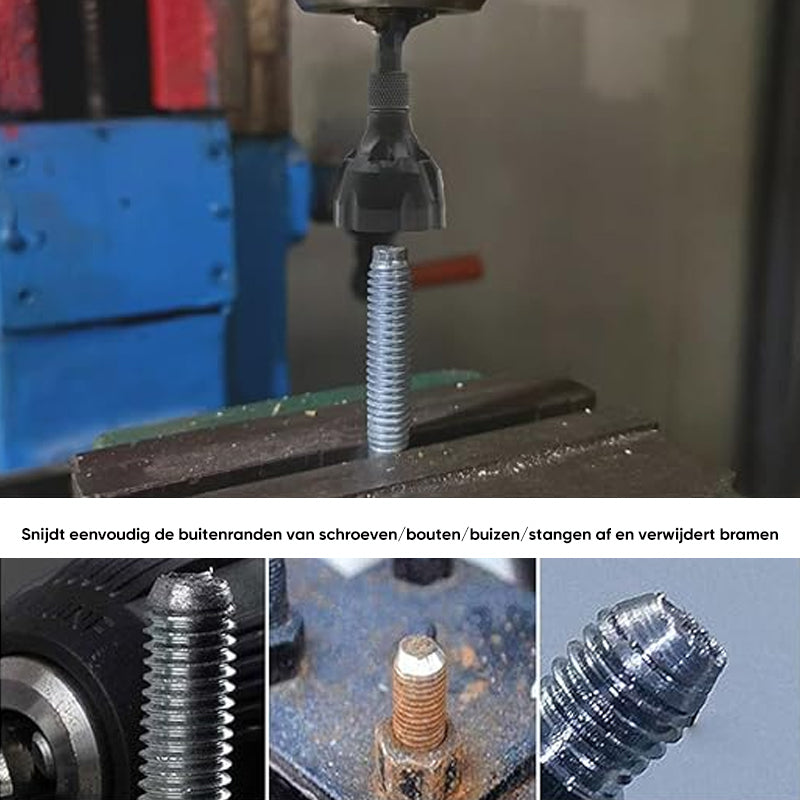 Afbraamgereedschap voor externe afschuining met hardmetalen blad