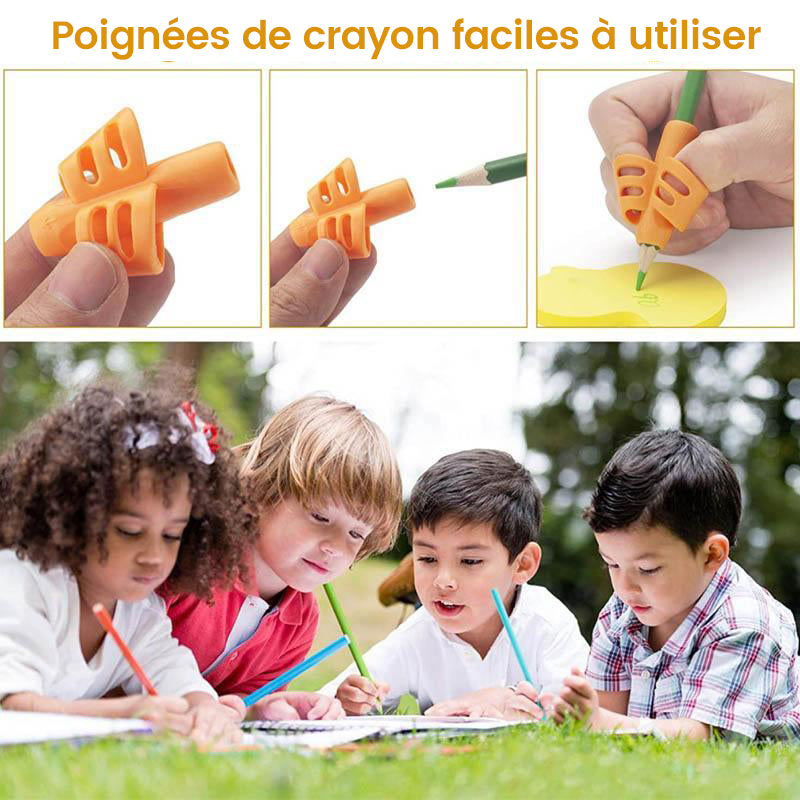 Poignées de crayon en silicone