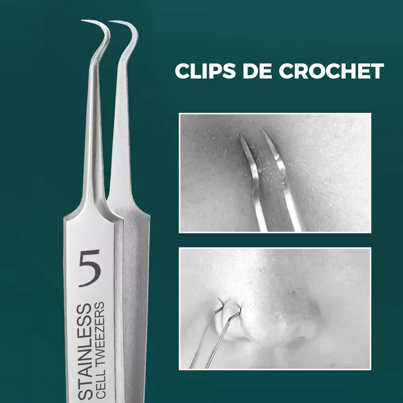 Pince à Epiler Ultra-fine pour Comédons de Nez