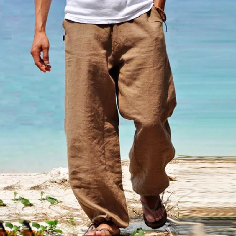 Pantalon ample de plage d'été pour hommes