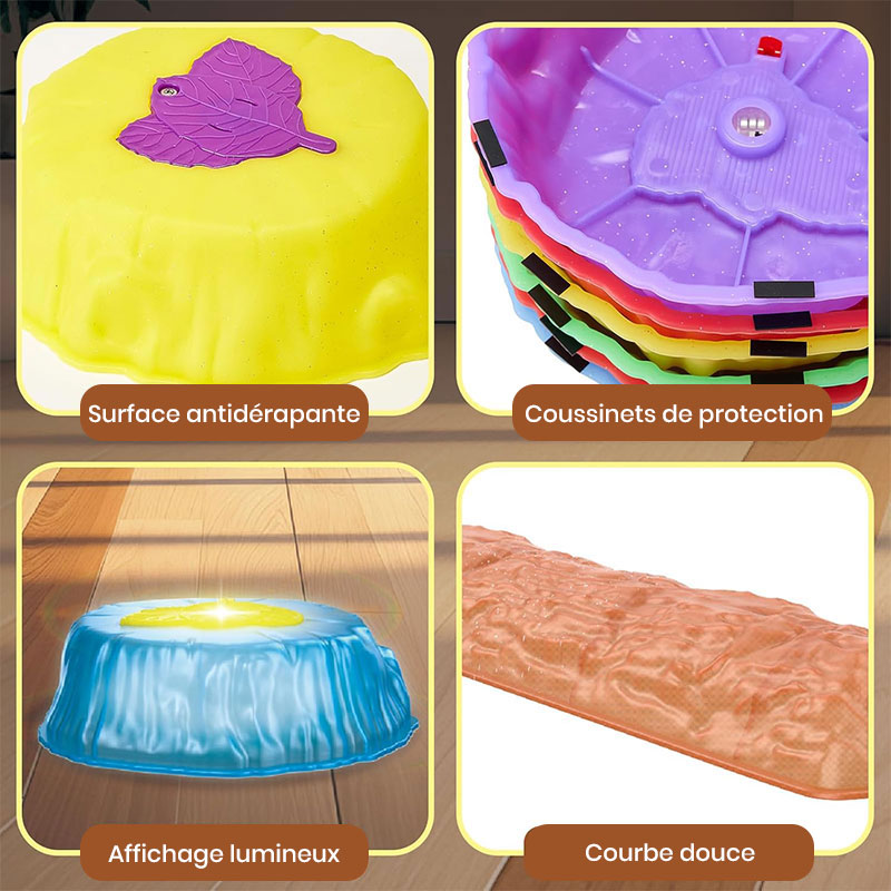 Pierres d'équilibre lumineuses pour enfants