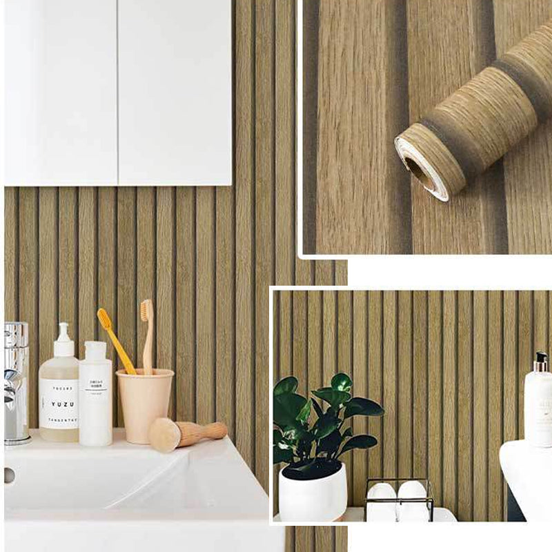 Papier peint auto-adhésif à grain de bois simulé