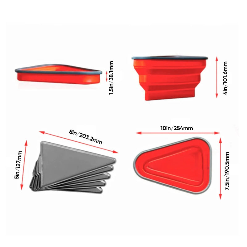 Boîte de rangement pliante pour pizza
