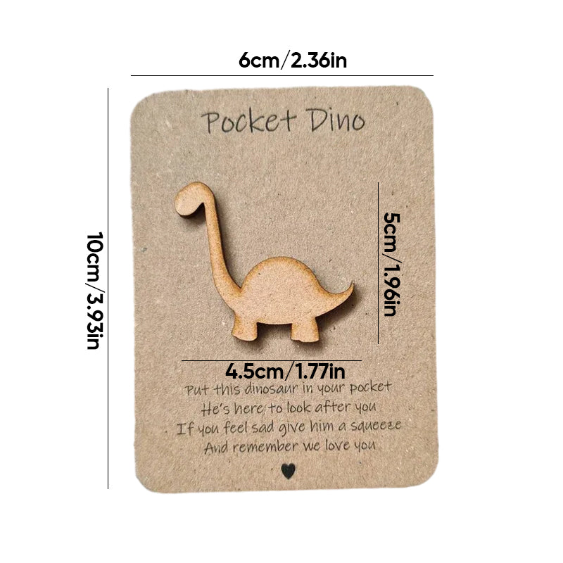 Panneau en bois dinosaure