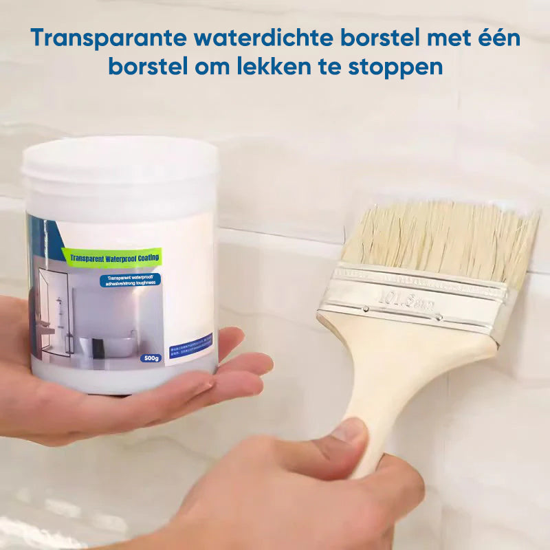 Transparante waterdichte coating