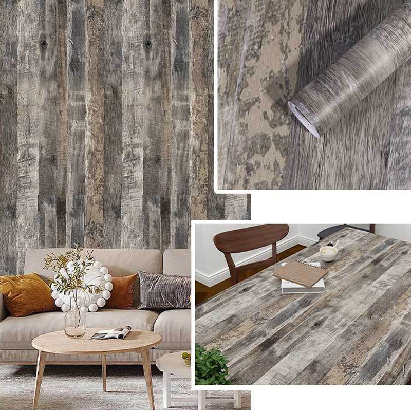 Papier peint auto-adhésif à grain de bois simulé