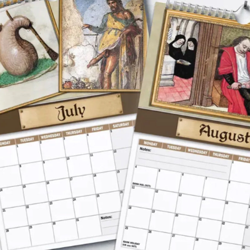 Middeleeuwse Humor 2025 Wandkalender