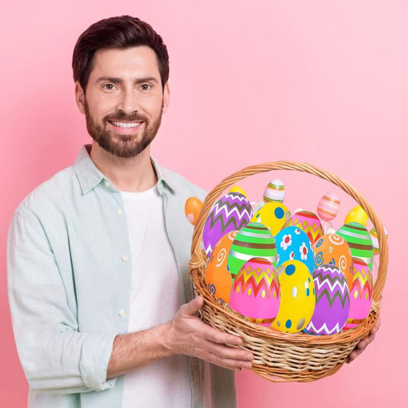 Paquet de 24 oeufs de Pâques pré-remplis avec jouets à presser