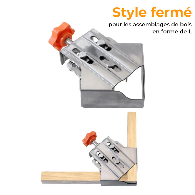 Pince à angle droit en acier inoxydable