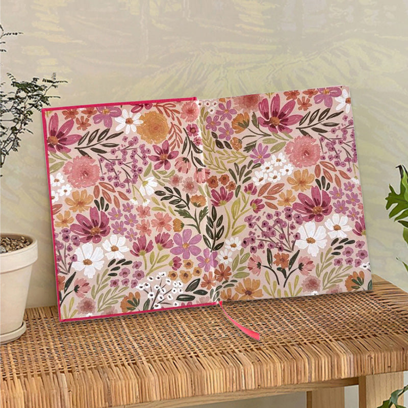 Journal Ă  couverture rigide en tissu