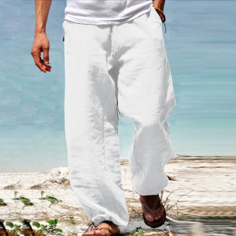 Pantalon ample de plage d'été pour hommes