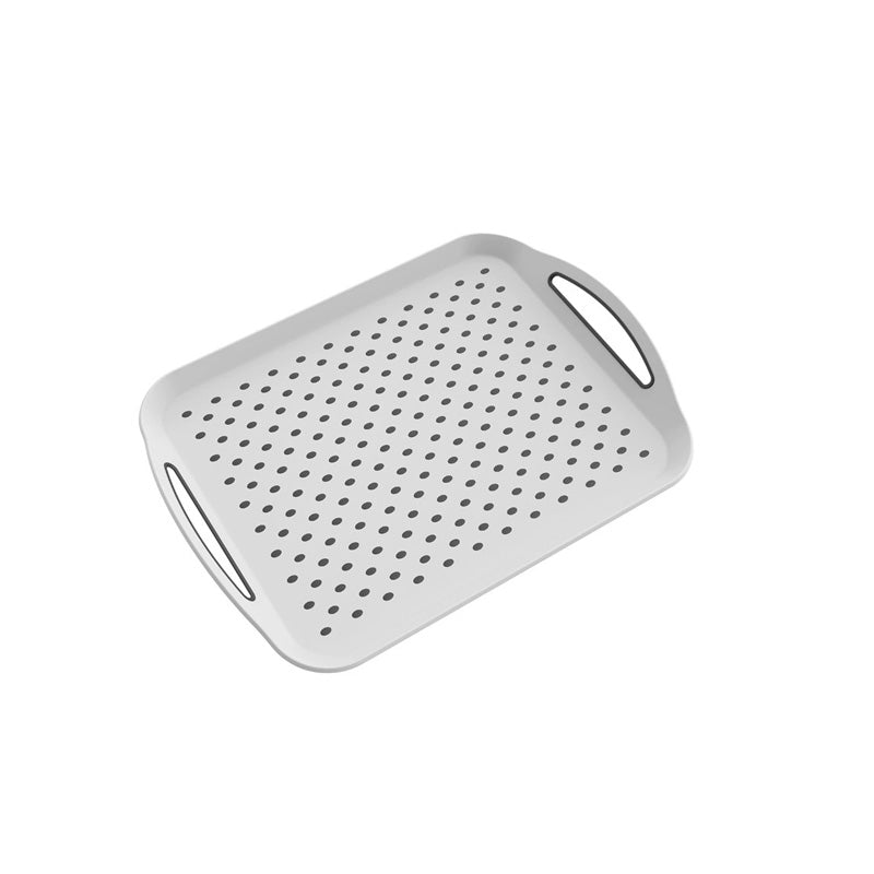 Plateau de service antidérapant à double poignée