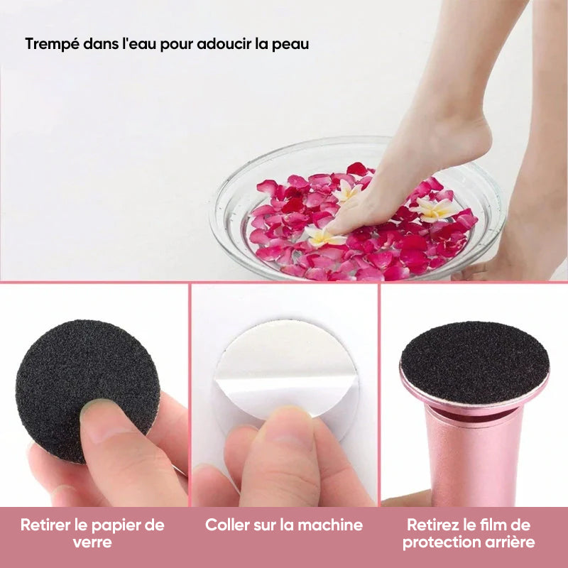 Pédicure électrique pour soins des pieds