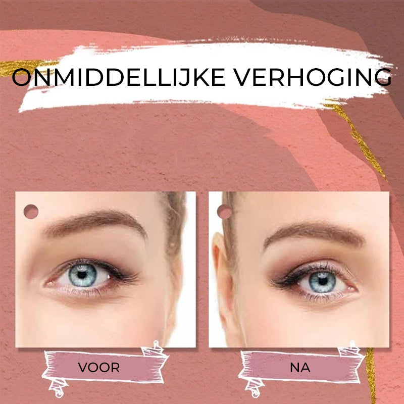 Kleefvrije onzichtbare dubbele ooglidsticker