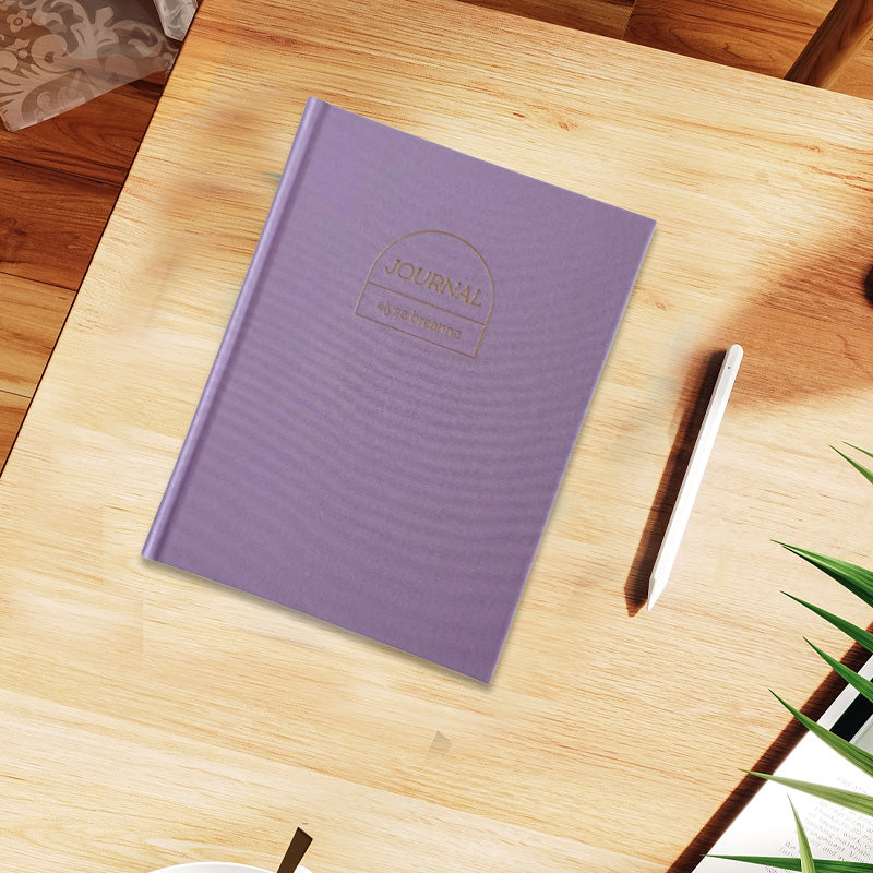 Journal Ă  couverture rigide en tissu