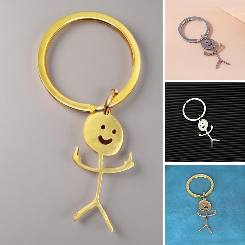 Porte-clés amusant Doodle