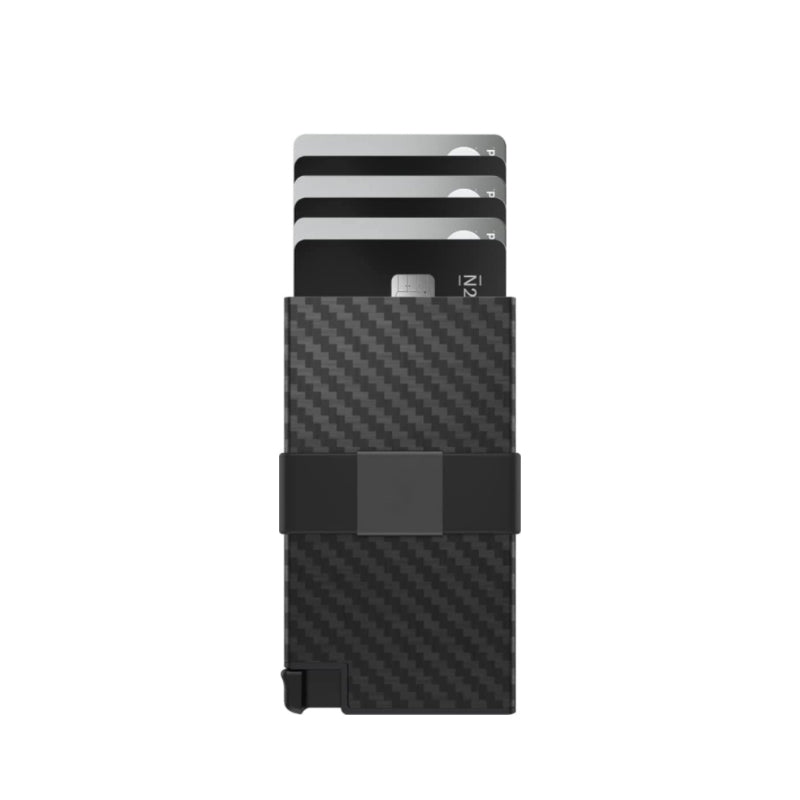 Porte-cartes en aluminium pour homme