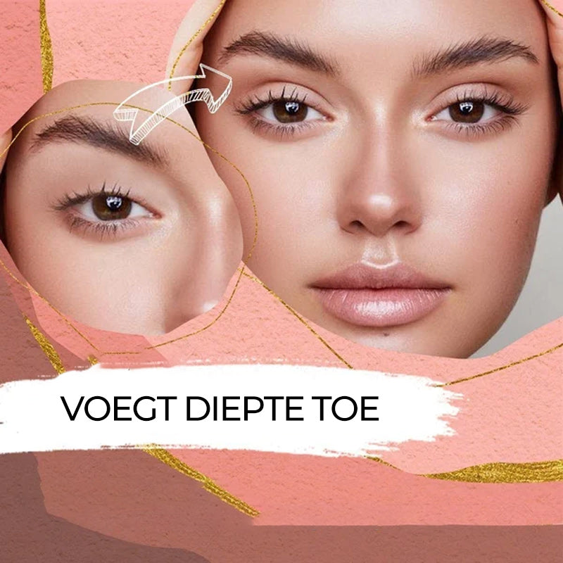 Kleefvrije onzichtbare dubbele ooglidsticker
