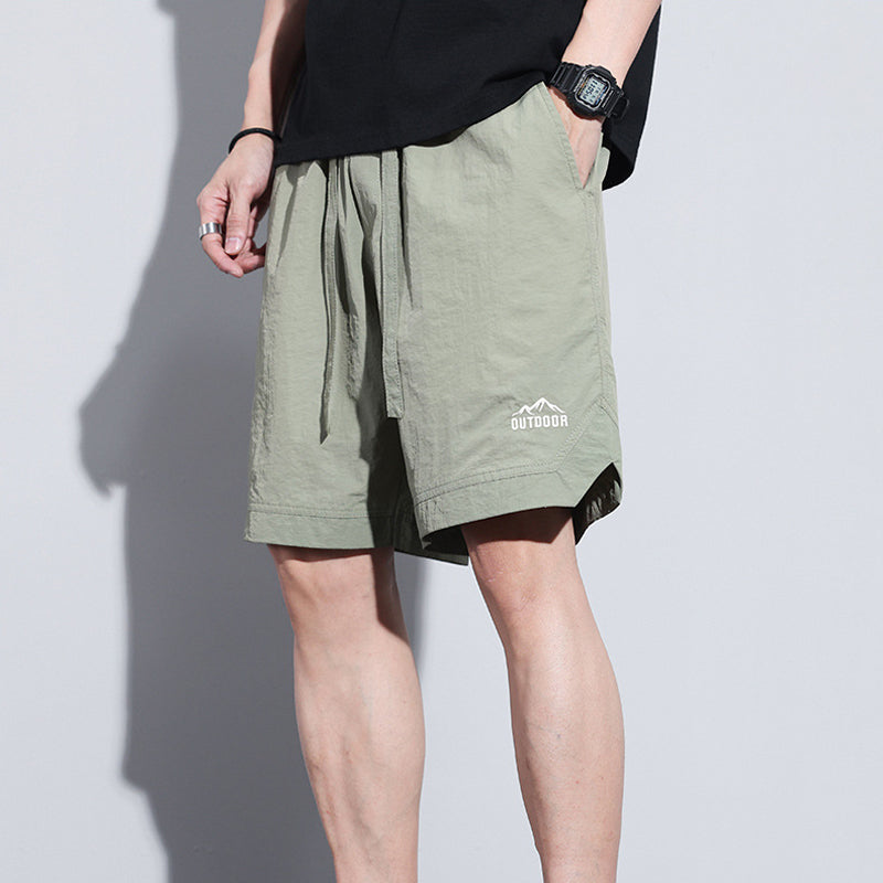 Pantalon court en soie glacée à séchage rapide